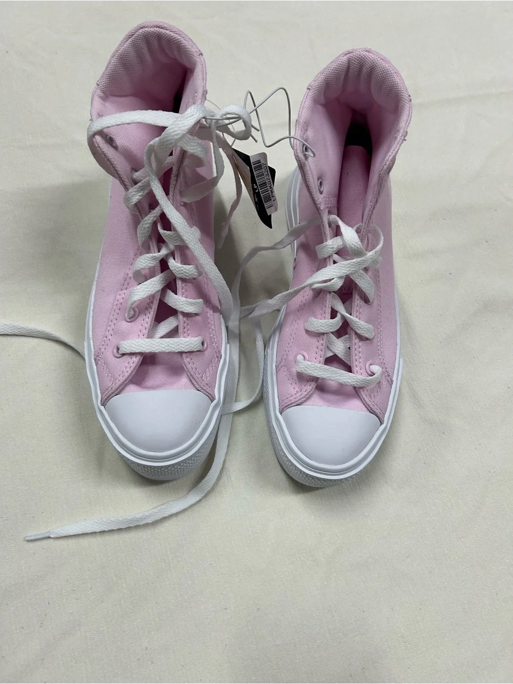 Girls day one platform pink converse high top 4